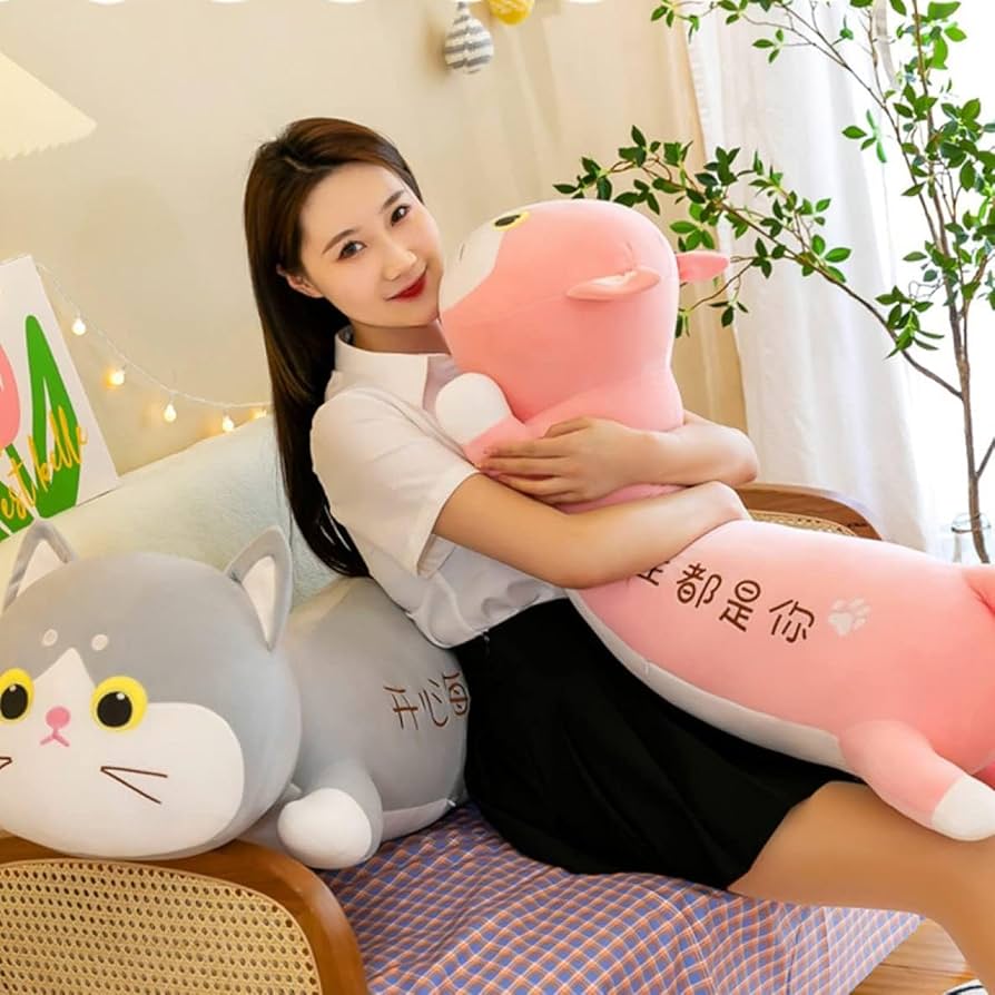 Amazon｜抱きまくら ネコ ぬいぐるみ 猫 抱き枕 ぬいぐるみ